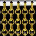 Golden Alumium Chain Link Screen